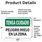 Signmission 7 in Height, 10 in Width, Vinyl Decal, Rectangle, Spanish OS-2PACK-BC-D-710-L-10013 - alternate 6